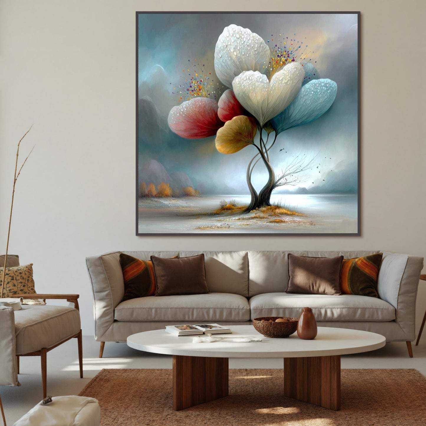 Colorful Floral Wall Art – Whimsical