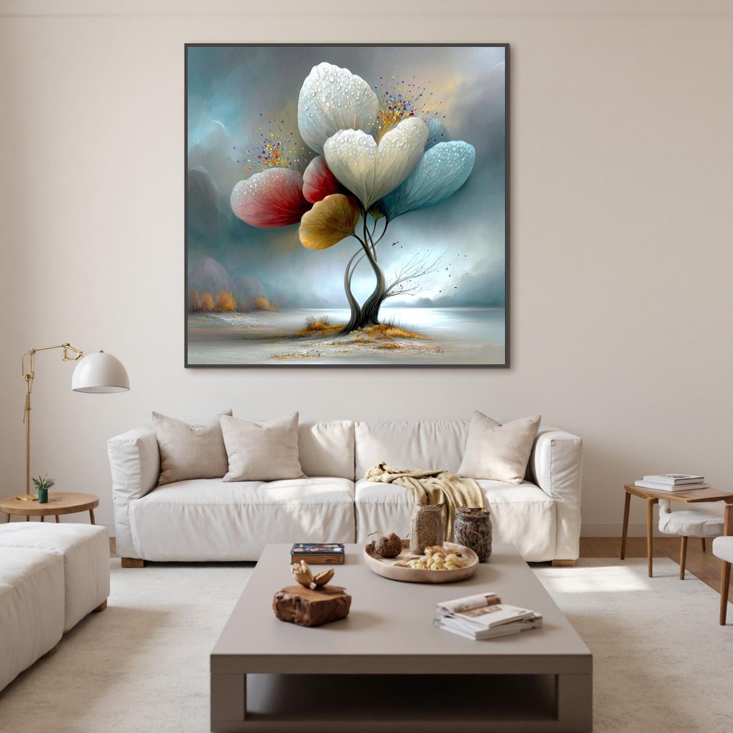 Colorful Floral Wall Art – Whimsical