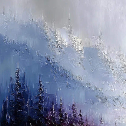 Abstract Lake Landscape Wall Art