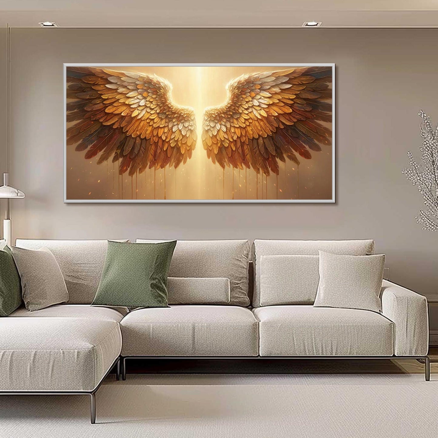 Gold Textured Bird Animal Wall Art