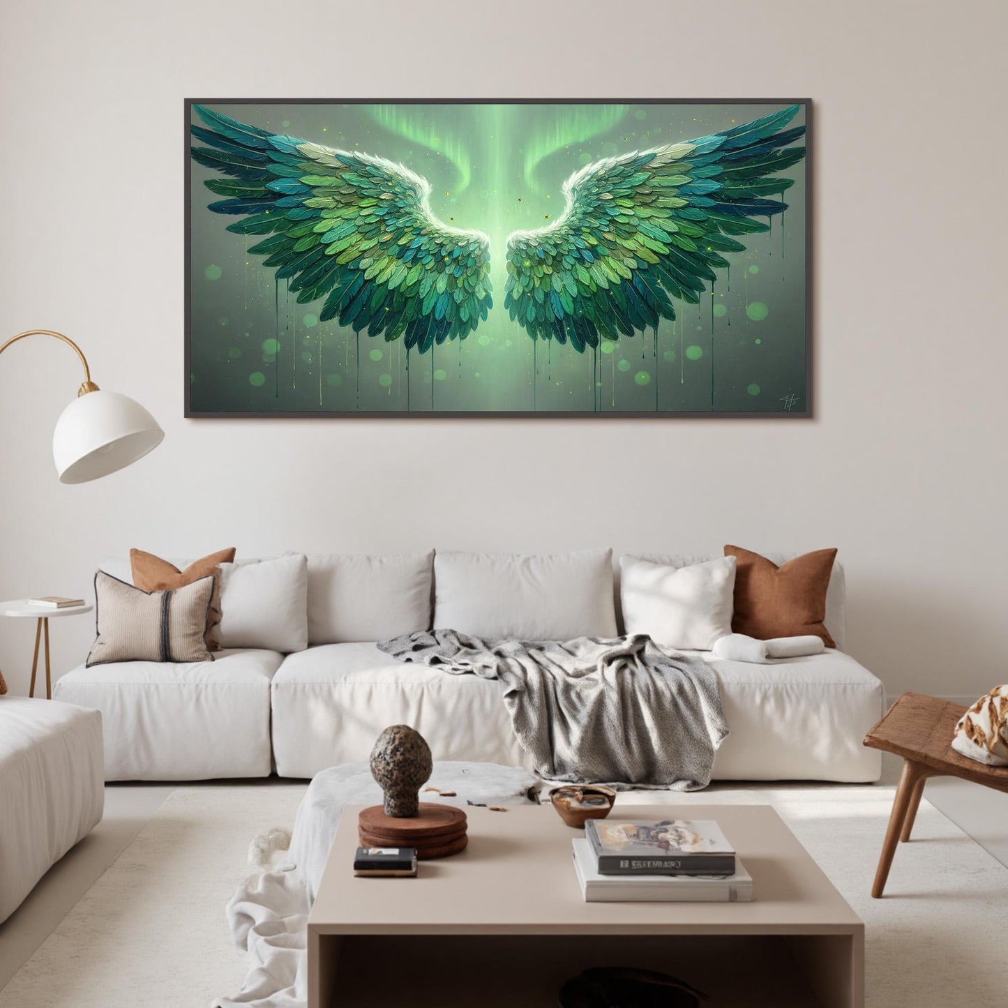 Emerald and Green Bird Animal Wall Art