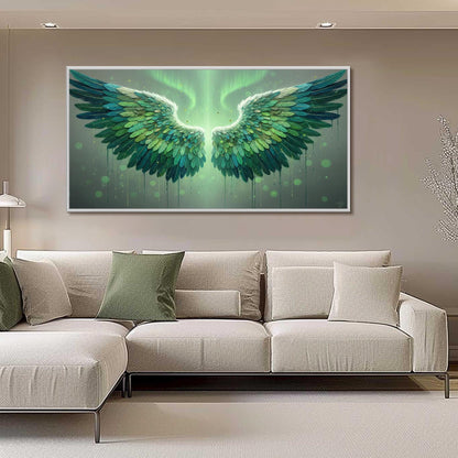 Emerald and Green Bird Animal Wall Art