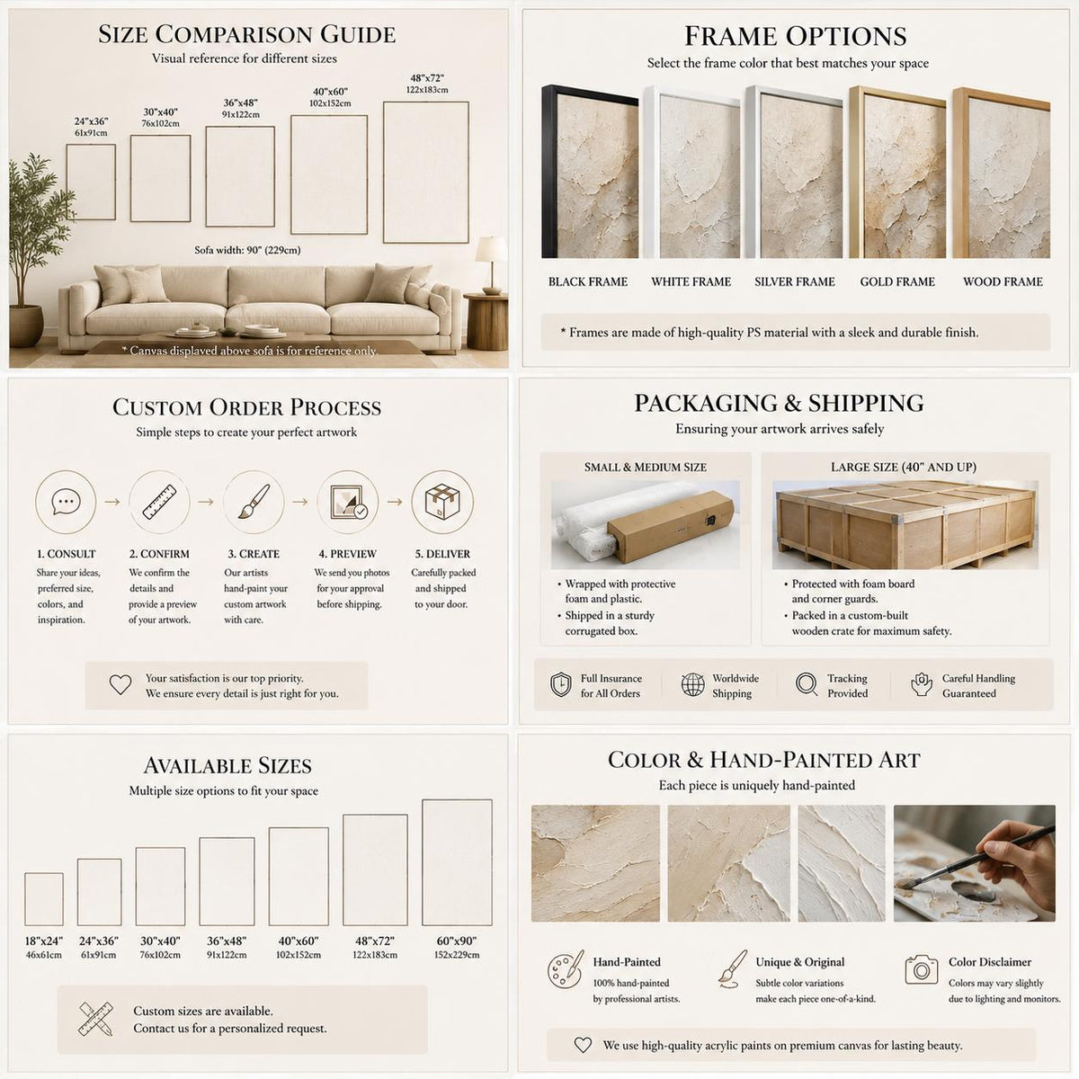 Teal Blue Organic Shape Wall Art Beige Abstract Canvas Painting for Modern Entryway Decor