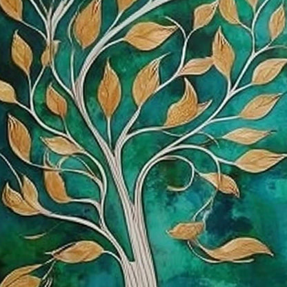 Teal and Green Koi Fish Animal Wall Art – Original Oil Painting 3 Panel Set