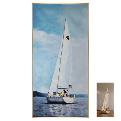 Custom Oil Painting from Photo, Commission Portrait Painting on Canvas, Hand-painted Canvas Art, Family Gift, Personalize Gift, Home Décor