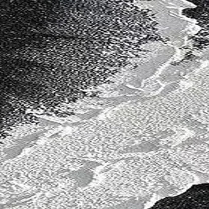 Black & White Ocean Triptych hand-painted white and black textured coastal abstract painting shown with wood frame