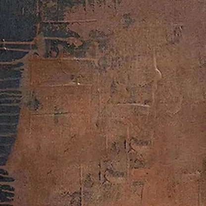 Rustic Texture – Wabi-Sabi Abstract Oil Painting, view 3