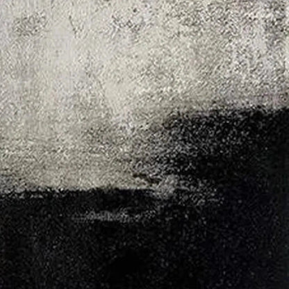 Black & White Abstract Diptych – Wabi-Sabi Abstract Oil Painting, view 4