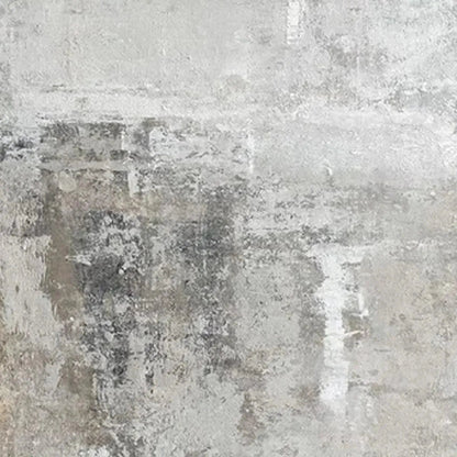Grey Abstract Textured Diptych – Wabi-Sabi Abstract Oil Painting, view 4