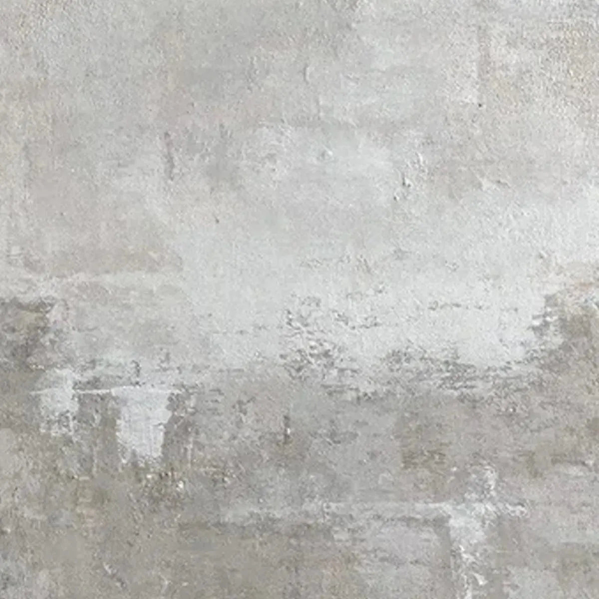 Grey Wabi-Sabi Abstract Textured Oil Painting – Grey Abstract Textured Diptych