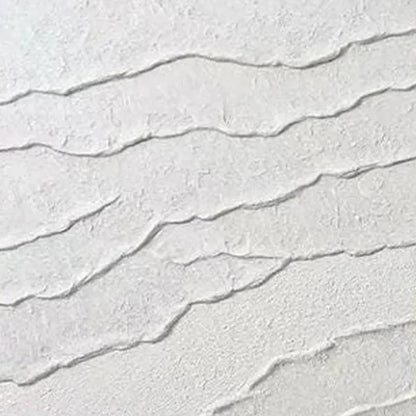 White Textured Lines Diptych – Wabi-Sabi Abstract Oil Painting, view 5