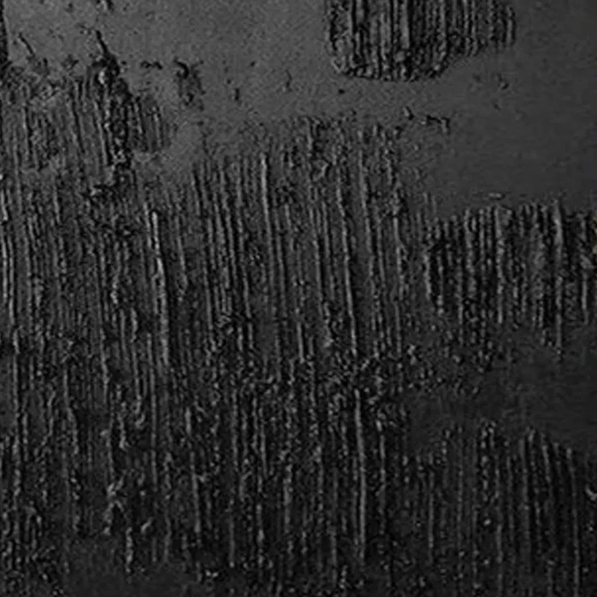 Black Textured Diptych – Wabi-Sabi Abstract Oil Painting, view 4