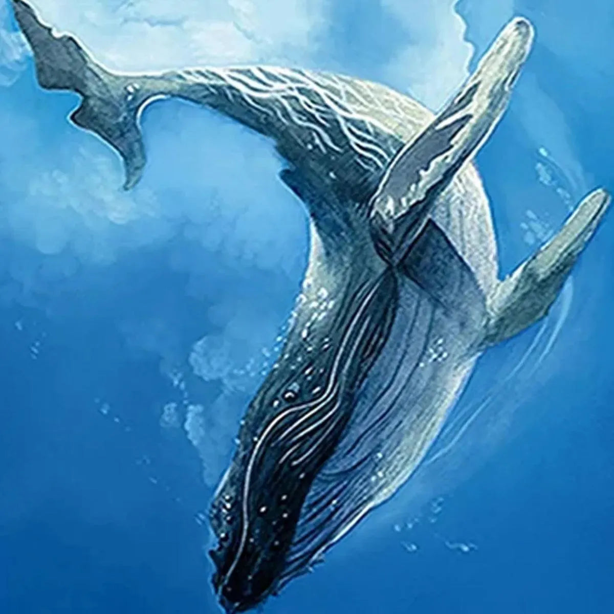 Whale Encounter – Underwater Oil Painting, view 4
